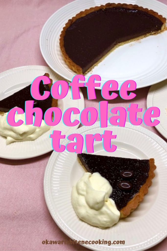 Coffee chocolate tart
