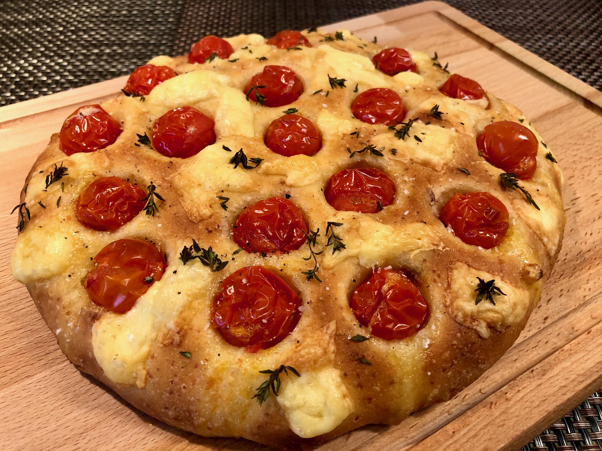 Tomato focaccia bread recipe