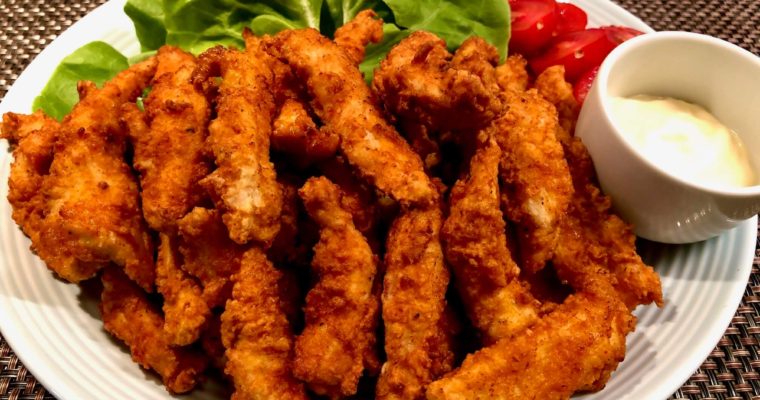 Fried chicken strips recipe