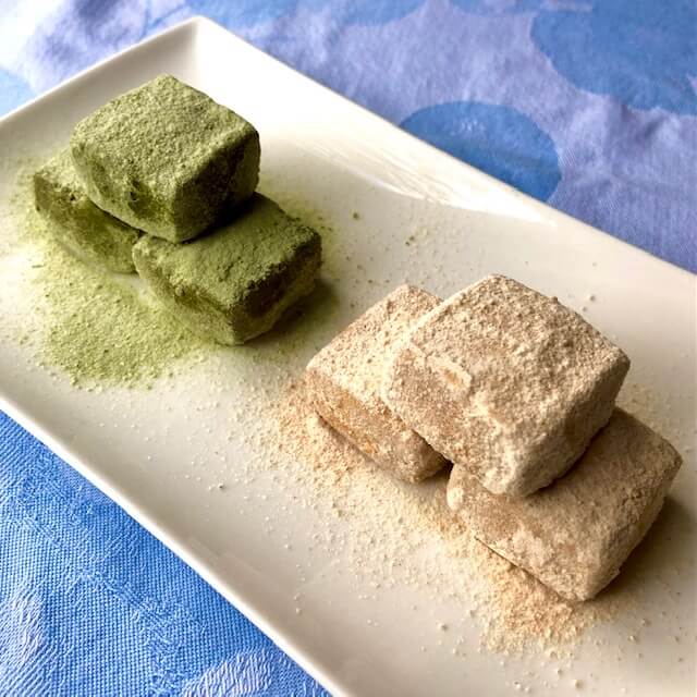 Japanese cube cookies - Matcha / Kinako