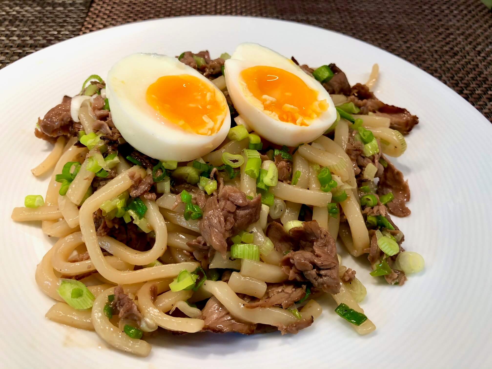 Yaki udon – stir fried noodles