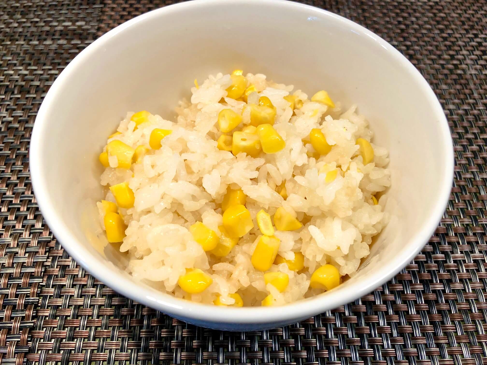 Japanese corn rice recipe