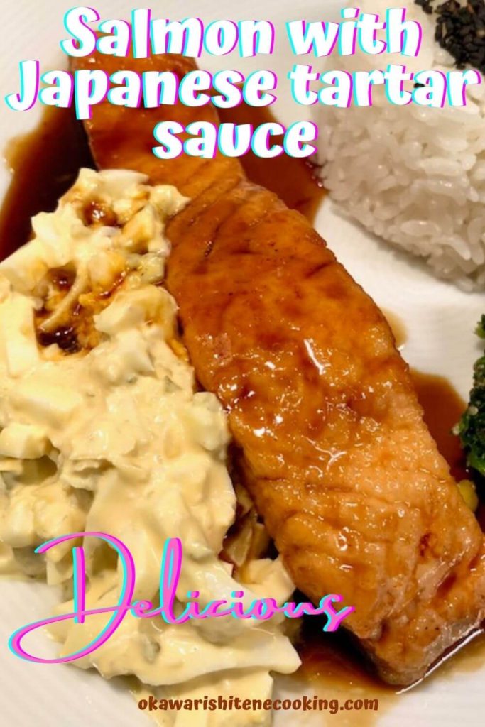 Salmon with Japanese tartar sauce