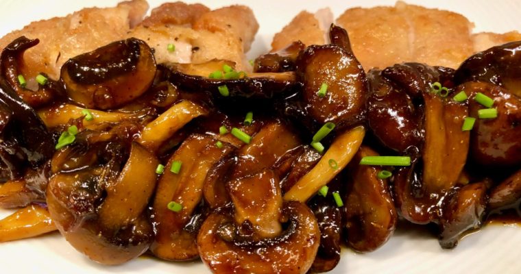 Mushroom sauce for meat