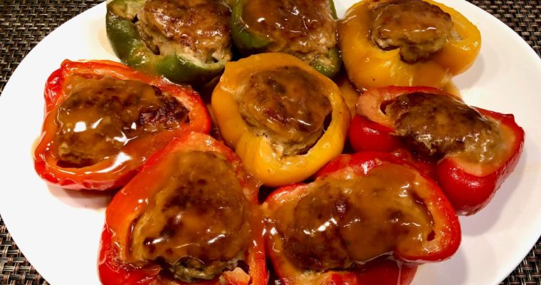 Stuffed peppers – Asian style