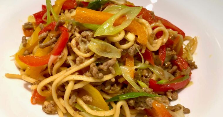 Easy pan-fried noodles